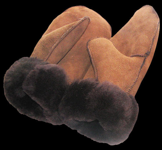 SHEEPSKIN MITTENS